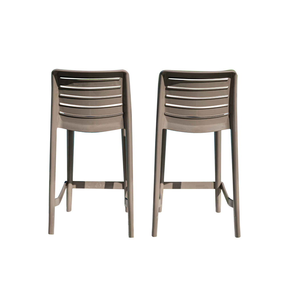 Leva Set of 2 Barstools - Cappuccino - image 9
