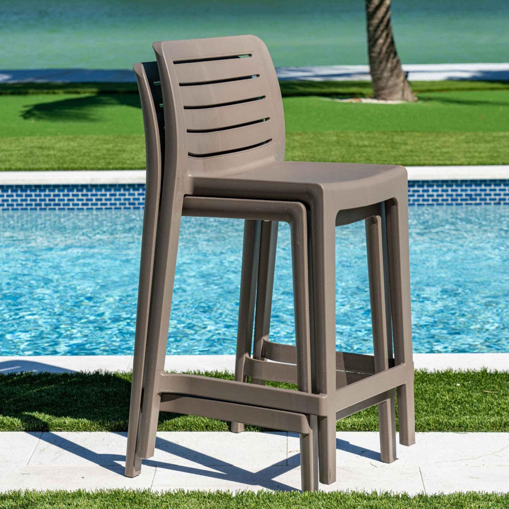 Leva Set of 2 Counterstools - Cappuccino - image 6