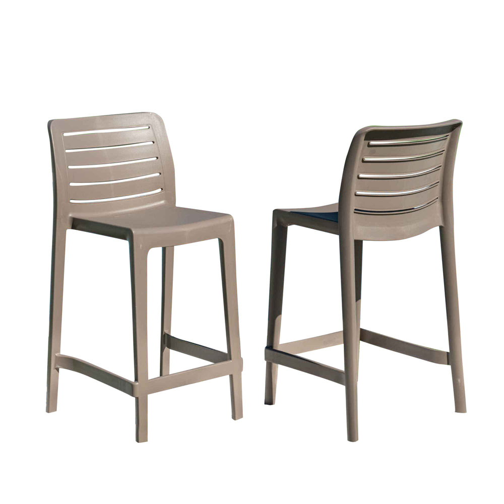 Leva Set of 2 Counterstools - Cappuccino - image 2