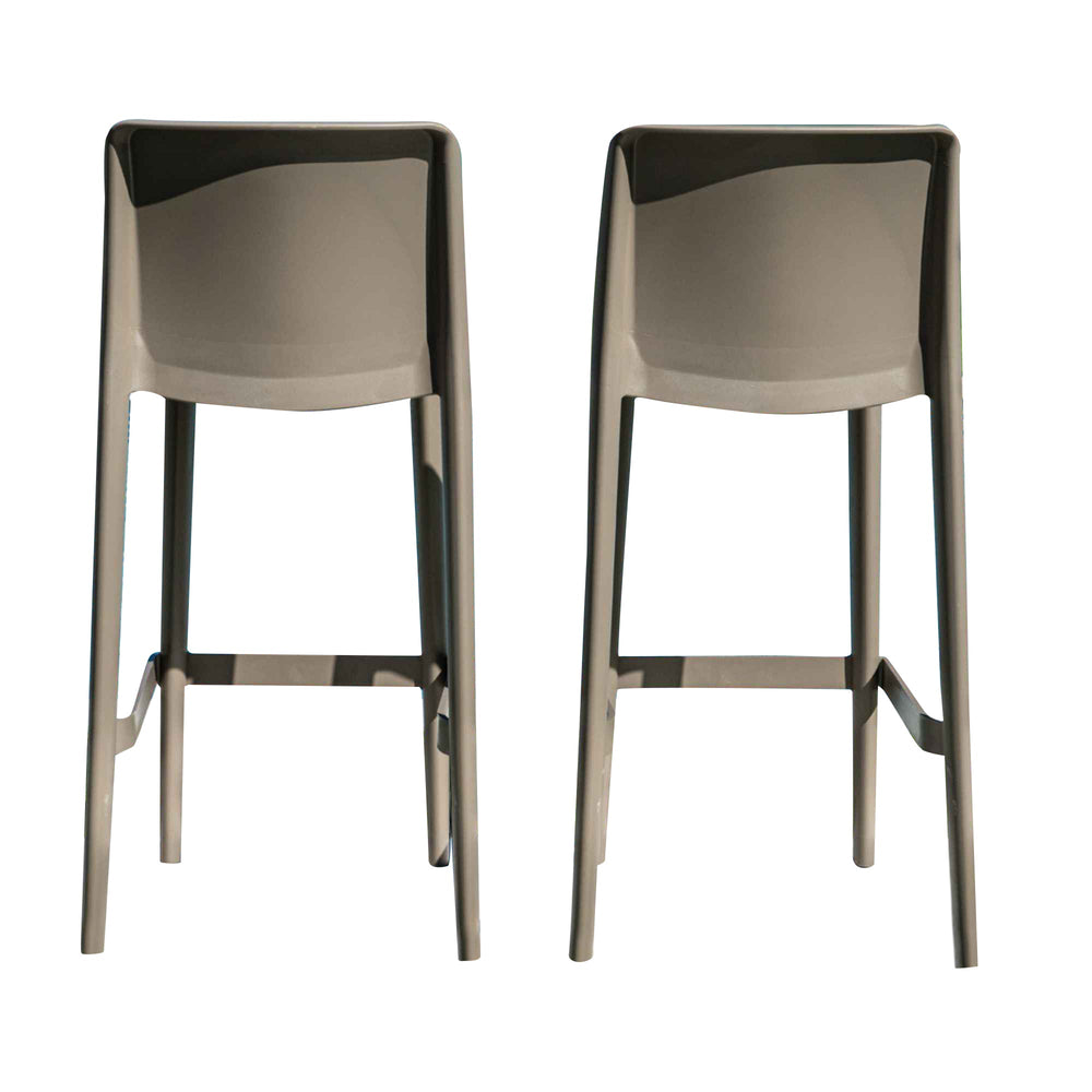Luna Set of 2 Barstools - Cappuccino - image 8