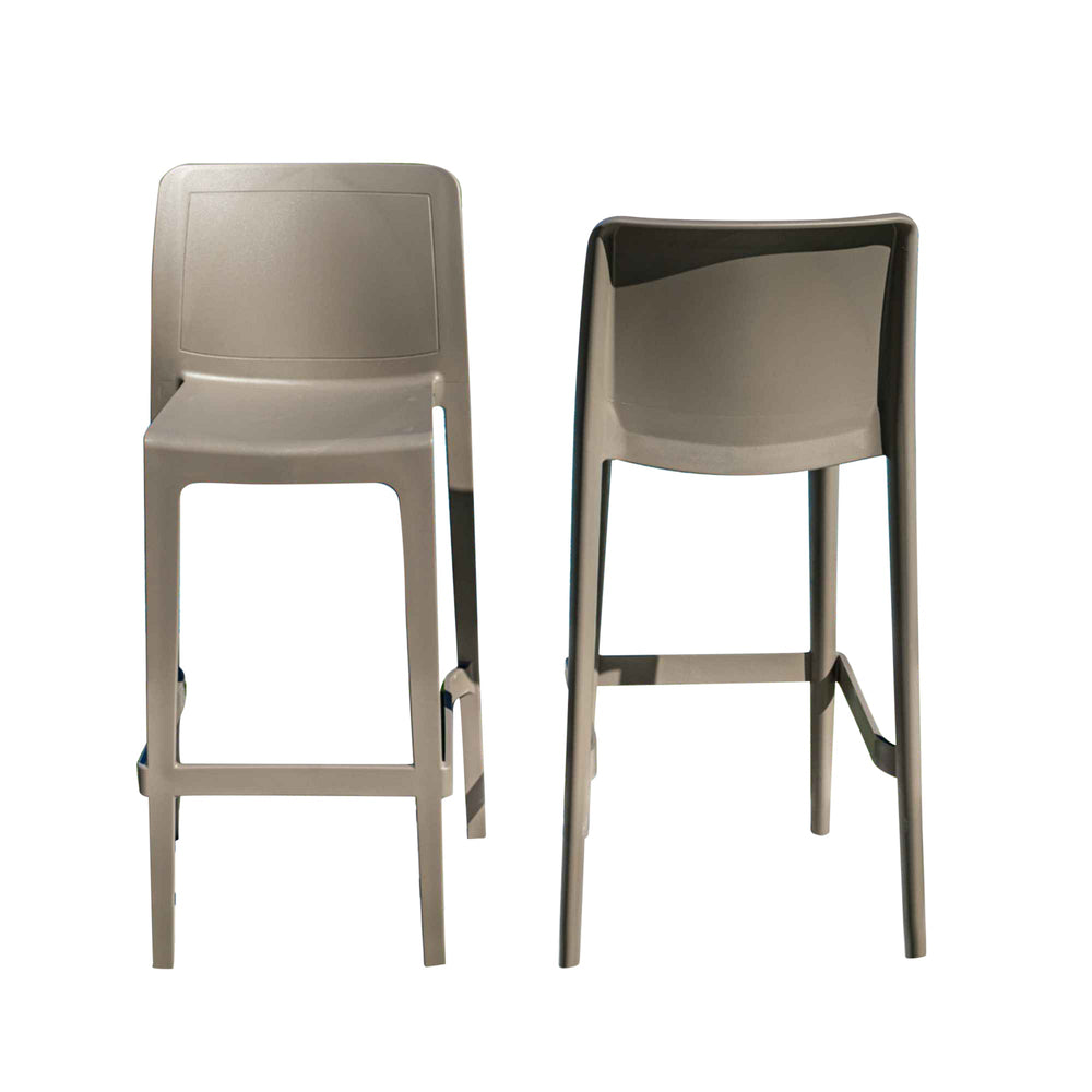 Luna Set of 2 Barstools - Cappuccino - image 9