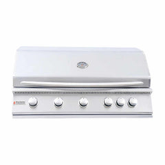 RCS Premier 40 Inch 5 Burner Built In Gas Grill With Rear Infrared Burner