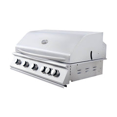 RCS Premier 40 Inch 5 Burner Built In Gas Grill With Rear Infrared Burner