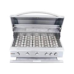 RCS Premier 40 Inch 5 Burner Built In Gas Grill With Rear Infrared Burner