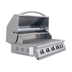 RCS Premier 40 Inch 5 Burner Built In Gas Grill With Rear Infrared Burner