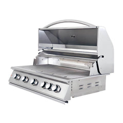 RCS Premier 40 Inch 5 Burner Built In Gas Grill With Rear Infrared Burner