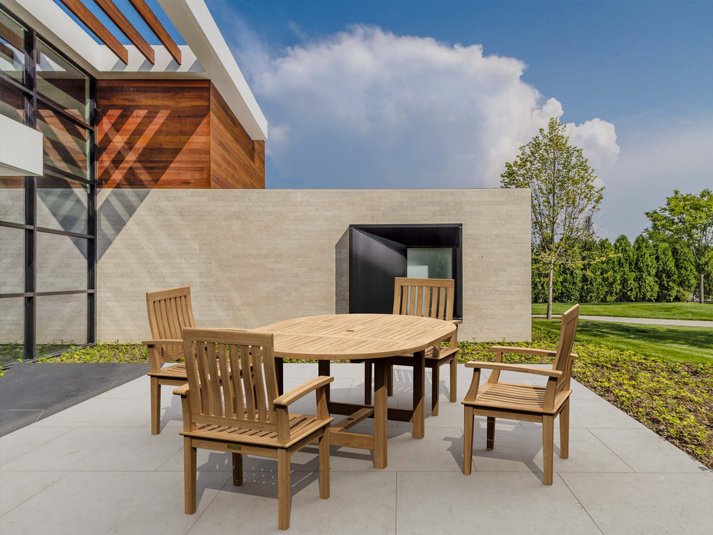 Bahama Brianna 5-Piece Extension Dining Set in Teak - image 22