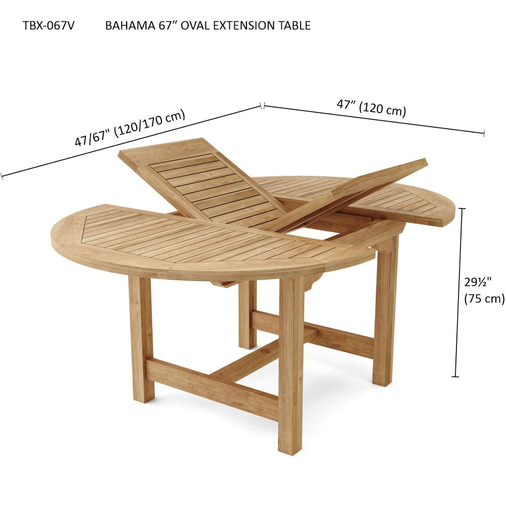 Bahama 67" Oval Extension Table - image 5