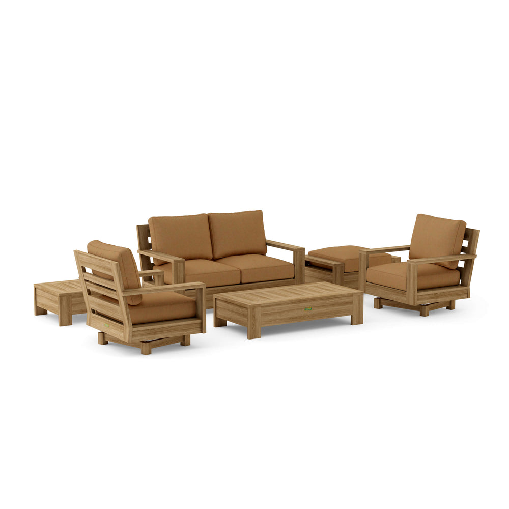 Canvas Teak cushion