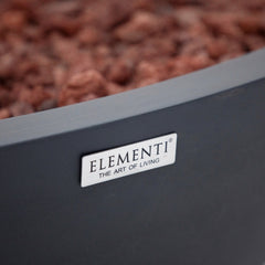 Elementi Plus Rose Bowl 48" Round Concrete Fire Bowl OFG420