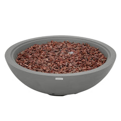 Elementi Plus Rose Bowl 48" Round Concrete Fire Bowl OFG420