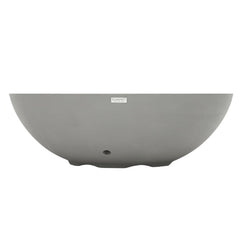 Elementi Plus Rose Bowl 48" Round Concrete Fire Bowl OFG420