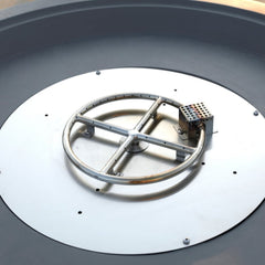 Elementi Plus Rose Bowl 48" Round Concrete Fire Bowl OFG420