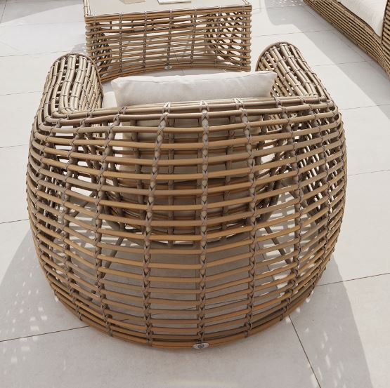 Ruby Armchair Outdoor Patio Armchair with Sunbrella Cushion - image 3