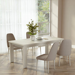 Brentford Dining Table - White - image 3