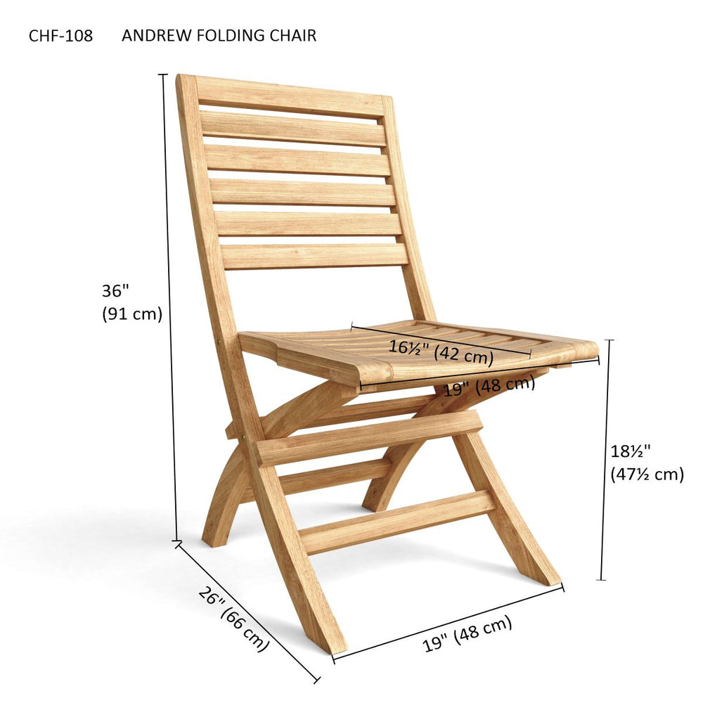 Andrew Folding Chair (sell & price per 2 chairs only) - image 3