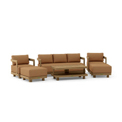 Canvas Teak cushion