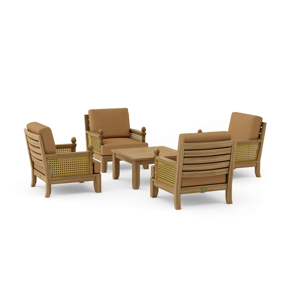 Canvas Teak cushion
