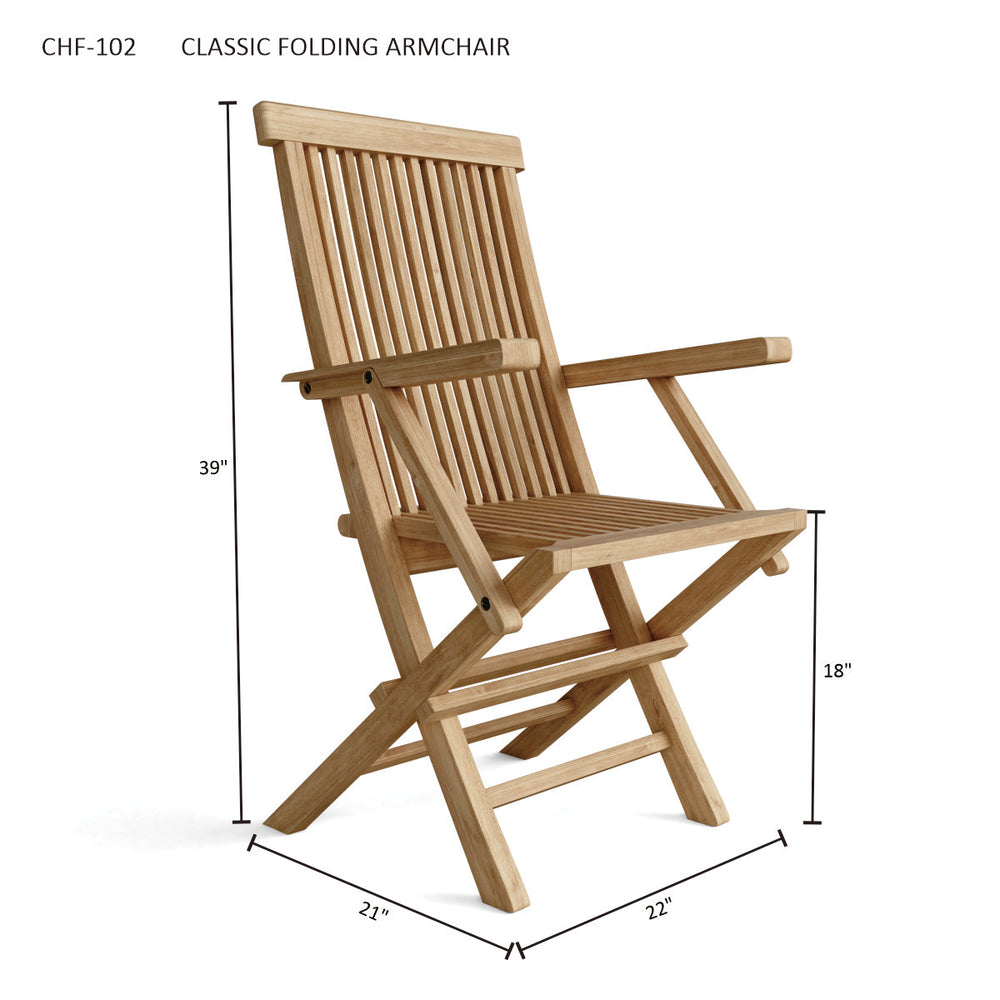 Classic Folding Armchair (sell & price per 2 chairs only) - image 4