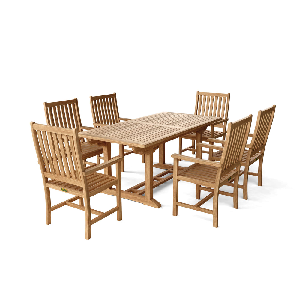 Bahama Wilshire Armchair 7-Piece Extension Dining Set - image 8
