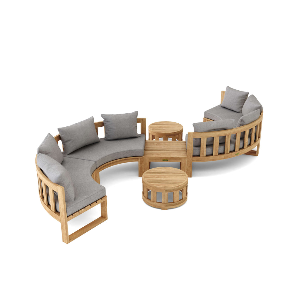 Circular Modular Deep Seating Set (SET-813) - image 4