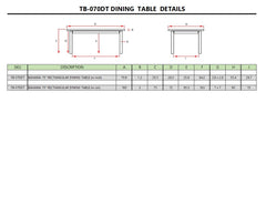 Bahama Rectangular Dining Table - image 3