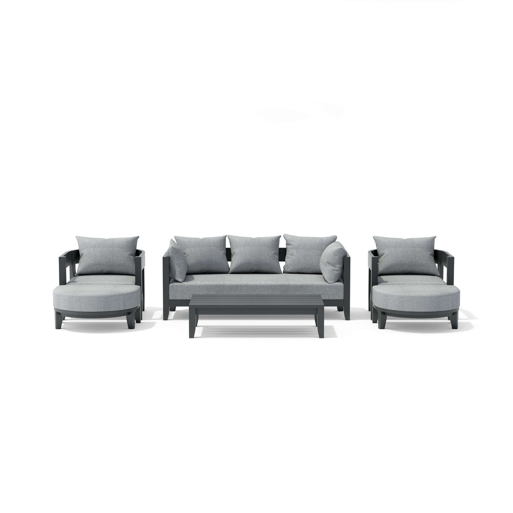 Coronado 6-Piece Aluminum Deep Seating Set - image 7