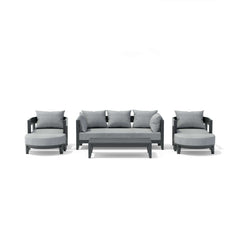 Coronado 6-Piece Aluminum Deep Seating Set - image 7