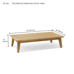 Toscana Rectangular Coffee Table - image 4