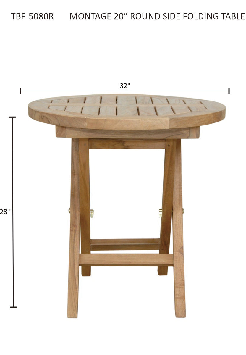 Montage 20" Round Folding Table - image 3