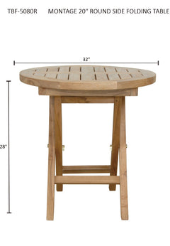Montage 20" Round Folding Table - image 3