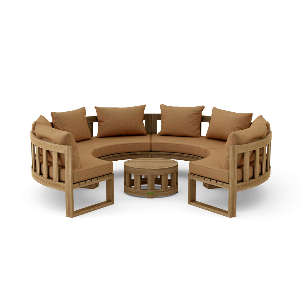 Canvas Teak cushion