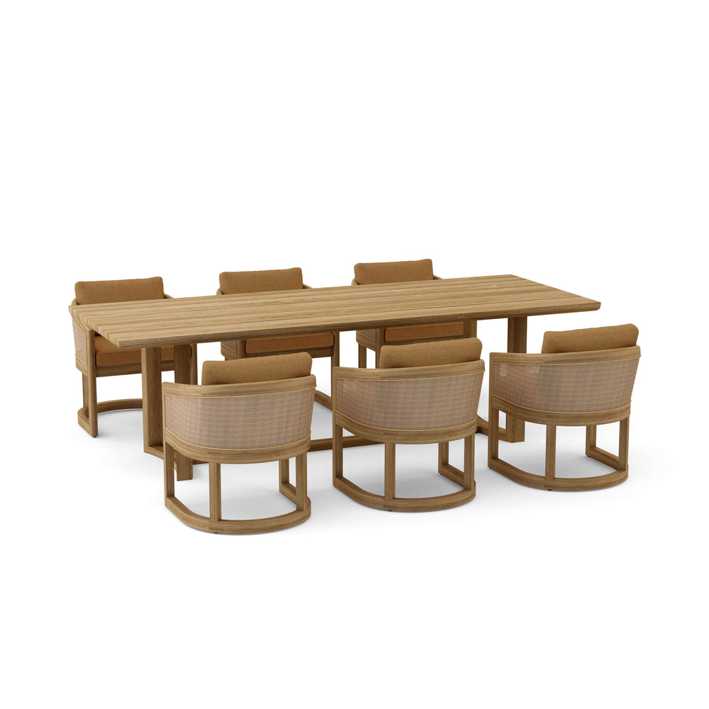 Canvas Teak cushion