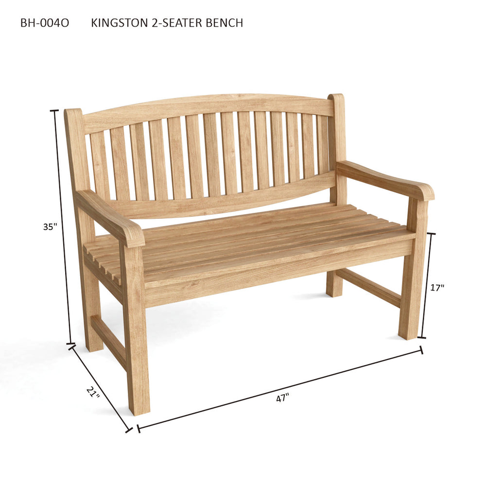 Kingston 2-Seater Bench - image 3