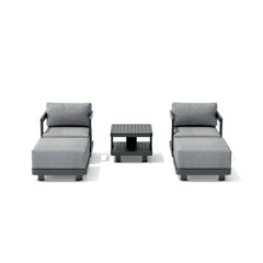 Granada 5-Piece Aluminum Deep Seating (SET-905-AL) - image 2