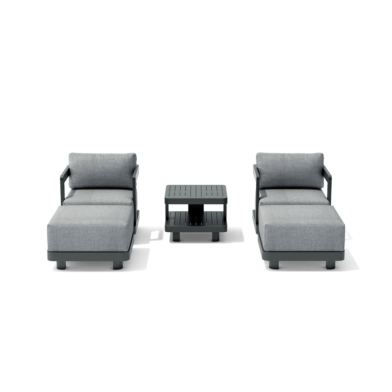 Granada 5-Piece Aluminum Deep Seating (SET-905-AL) - image 2