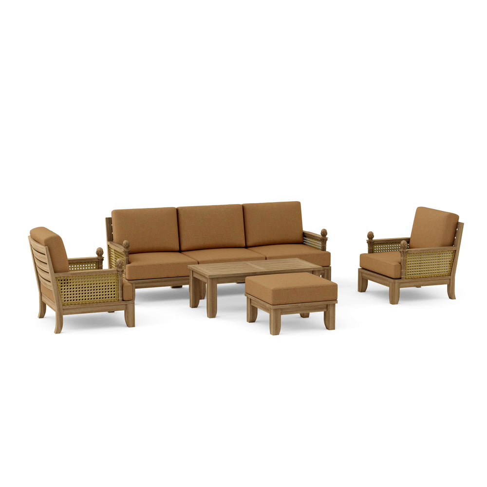 Canvas Teak cushion