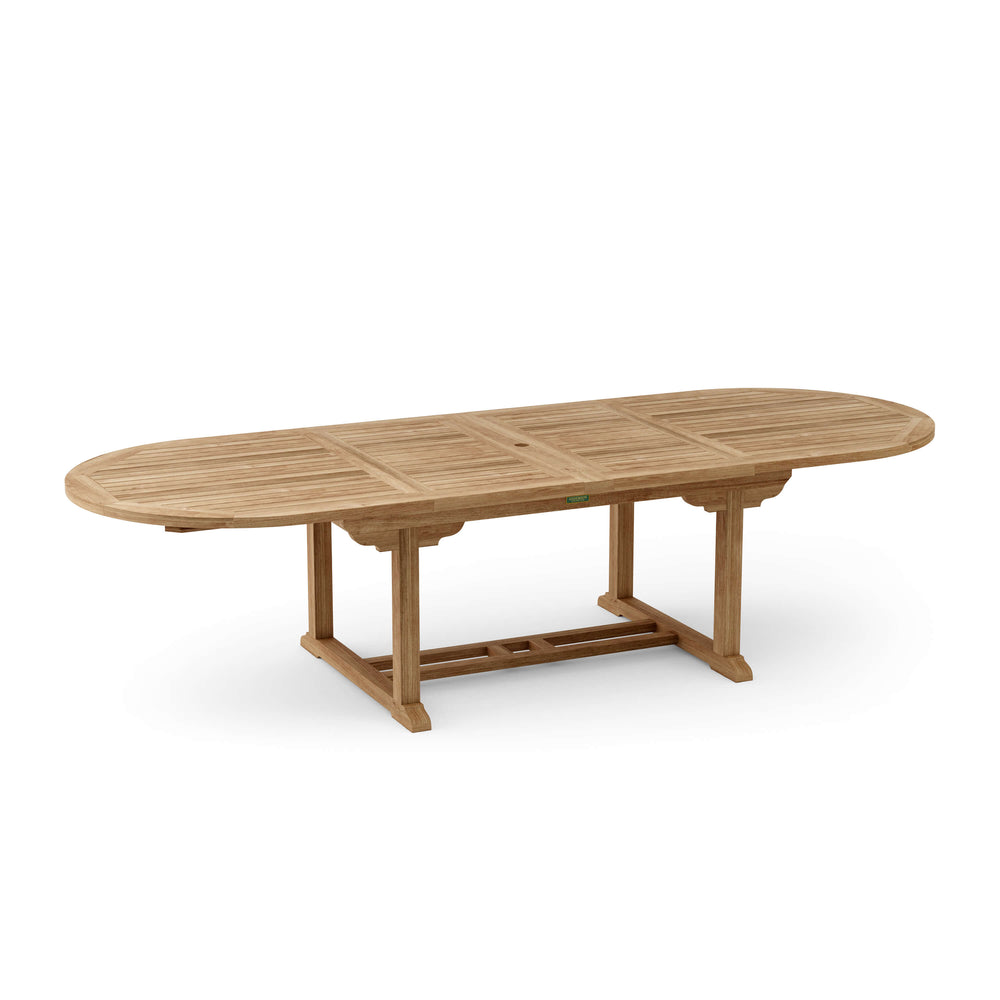 Bahama 117" Oval Extension Table w/ Double Extensions - image 2