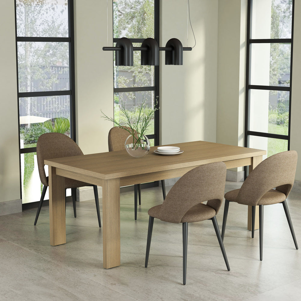 Brentford Dining Table - Light Brown - image 2