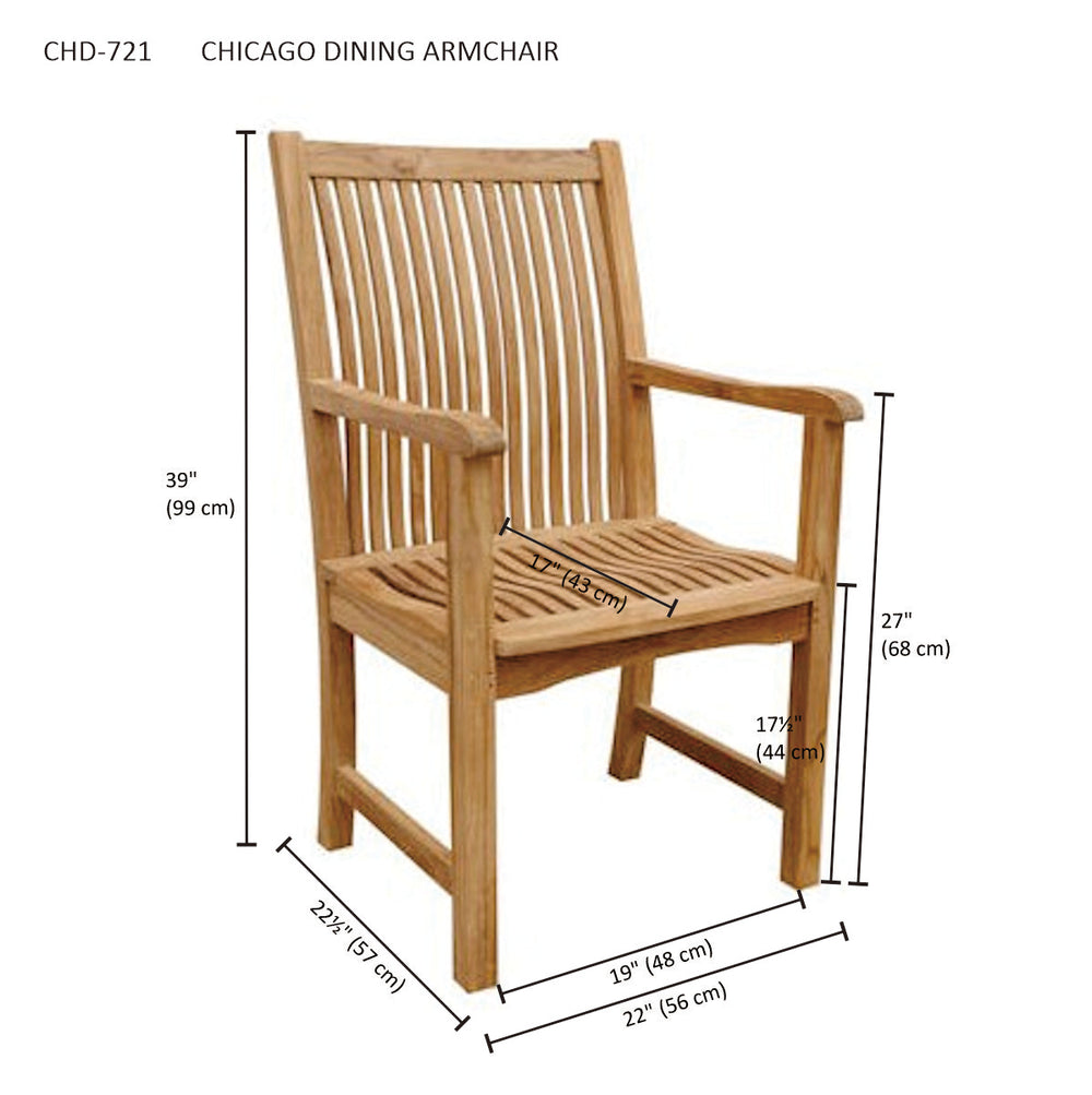 Bahama Chicago 7-Piece Dining Set Chair B - image 13