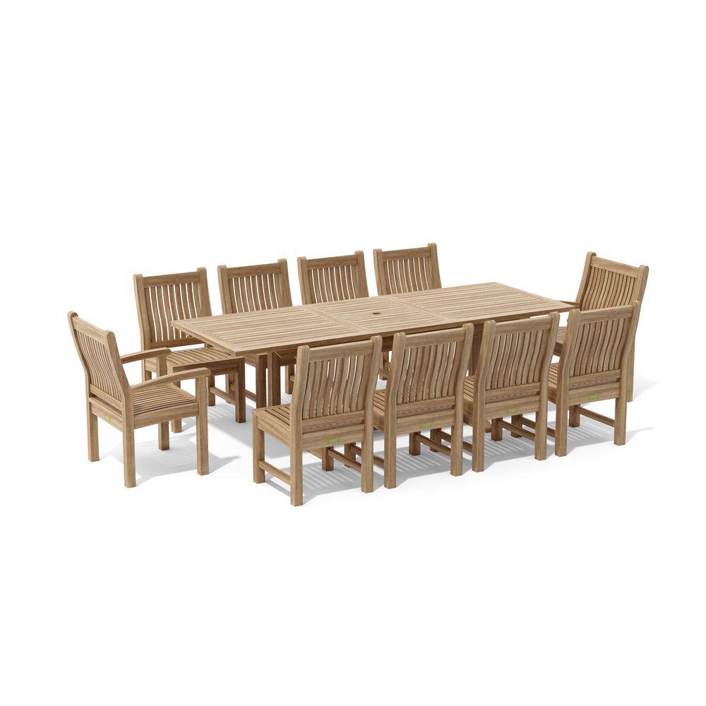 Bahama Sahara 11-Piece 8' Rectangular Dining Set - image 2