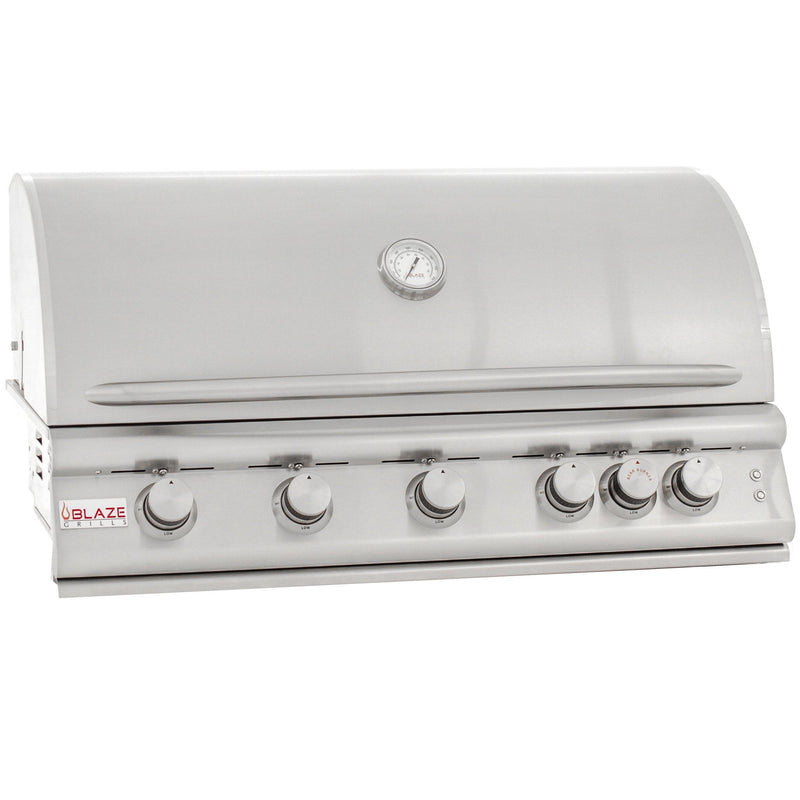 Blaze 5 Burner LTE Grill with Lights – Premium Outdoor Cooking Power