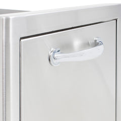 Blaze Narrow Trash Storage Drawer – Premium Outdoor Organization - SKU: BLZ-TRNW-DRW-H