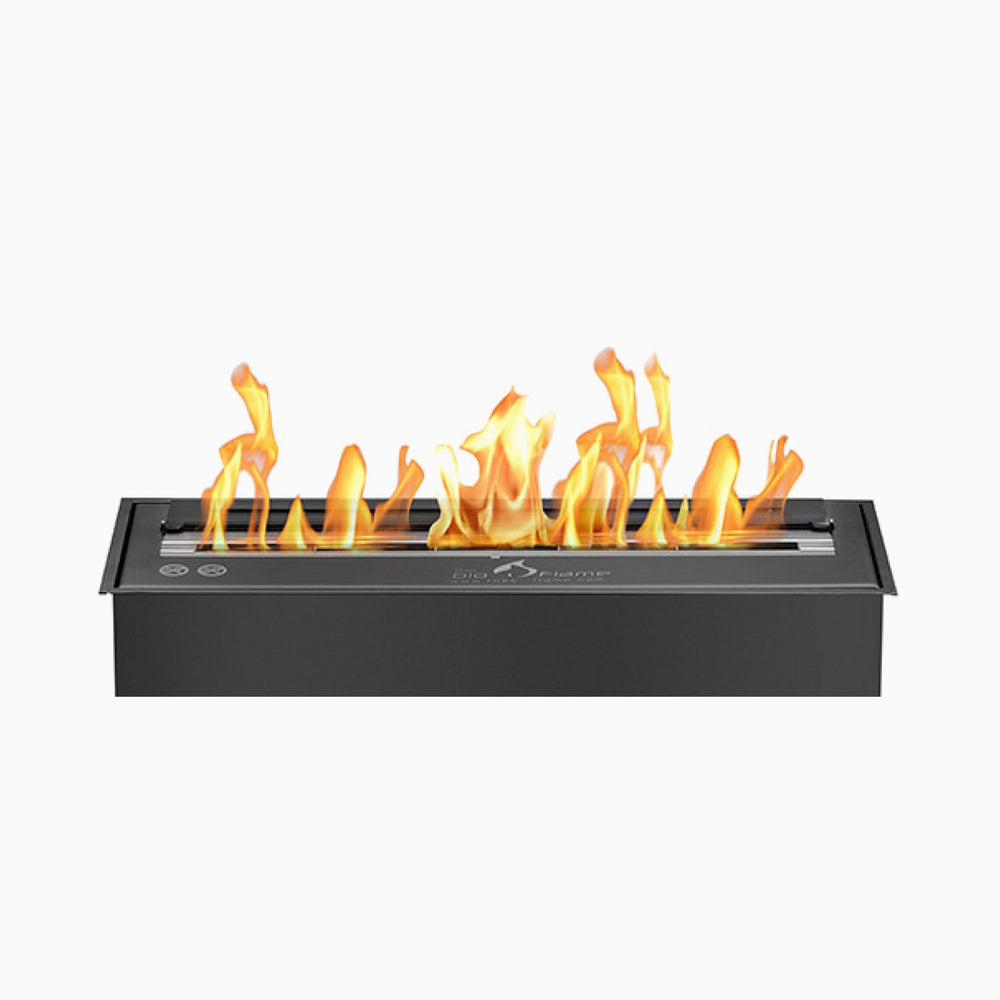 The Bio Flame 24-inch ventless ethanol burner in black