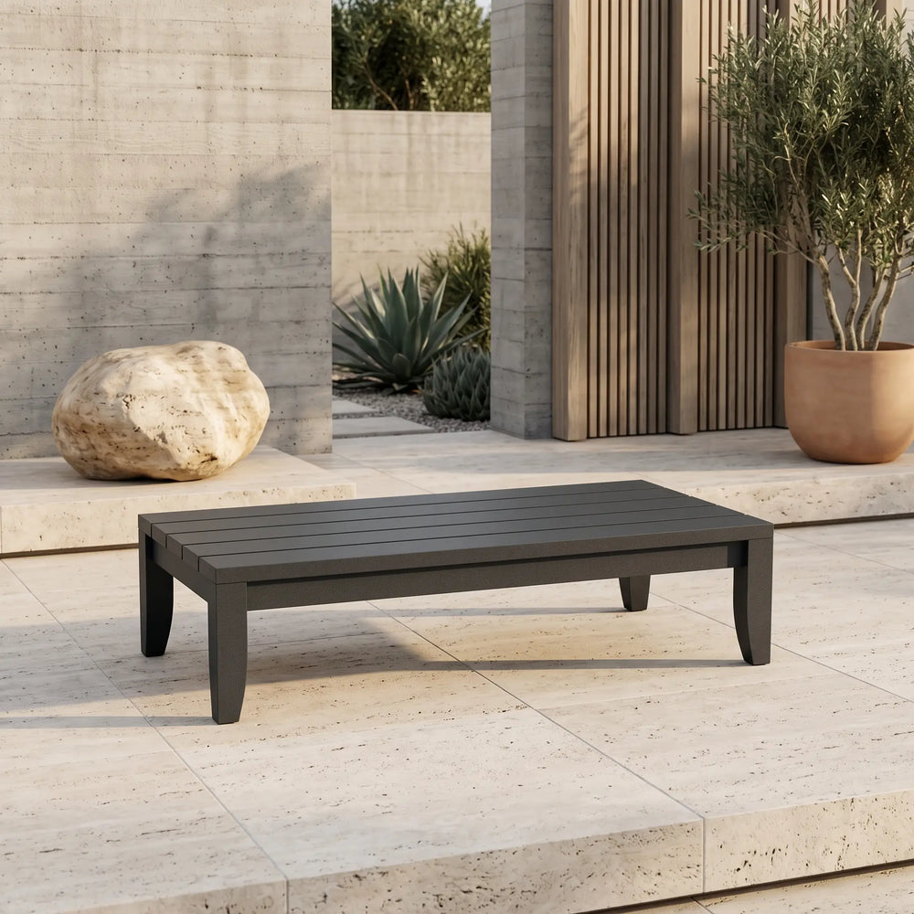 Coronado Aluminum Rectangular Coffee Table