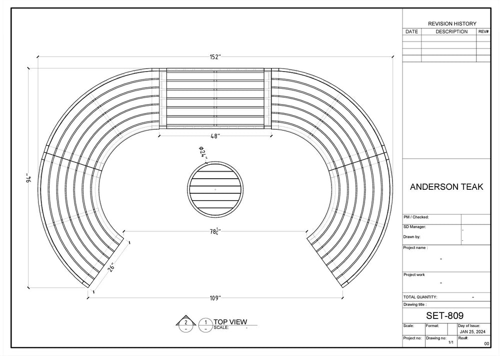 Circular Modular Deep Seating Set (SET-809) - image 4