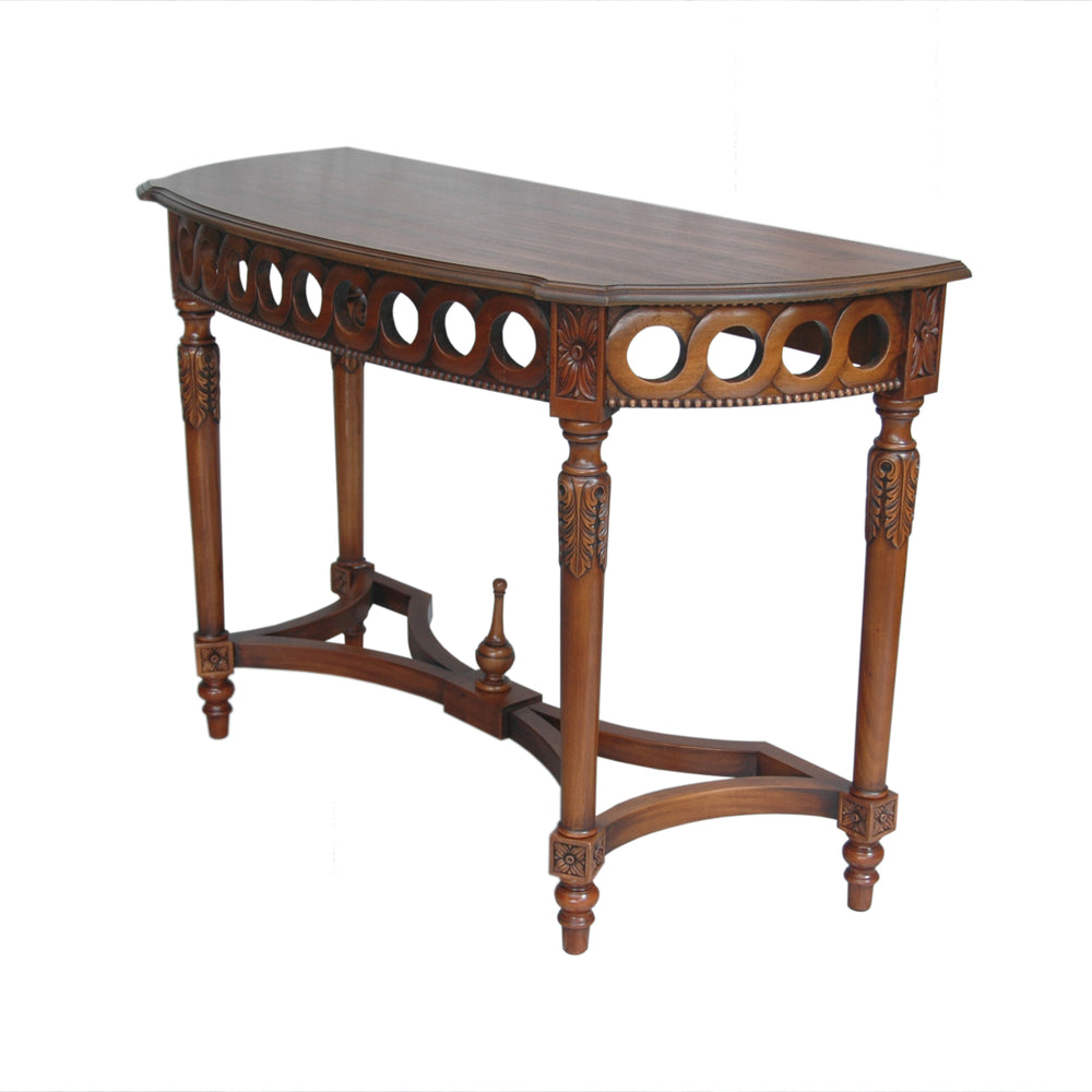 Neoclassical Demilune Console - image 2