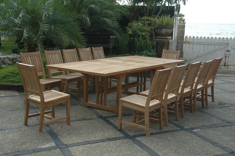 Sahara Rialto 13-Piece Rectangular Dining Set - image 2