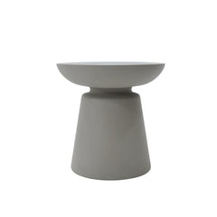 Elementi Kylix 20" Round Concrete Side Table FEG06