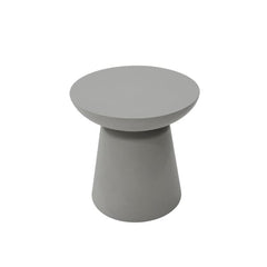 Elementi Kylix 20" Round Concrete Side Table FEG06